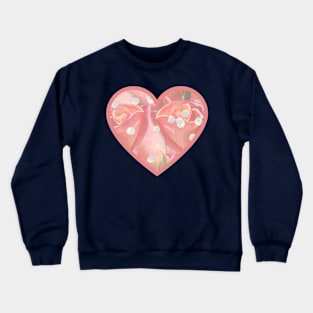 MOTHER'S DAY OR VALENTINES DAY HEART AND ROSES DESIGN GIFT IDEAS Crewneck Sweatshirt